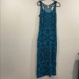 Ambiance apparel sleeveless maxi dress, size L